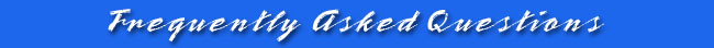 Frequently Asked Questions