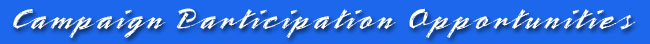 Campaign Participation Opportunities